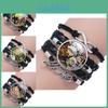 One Piece Leather Bracelet Handcrafted Cartoon Character Wristband Fashion Accessory