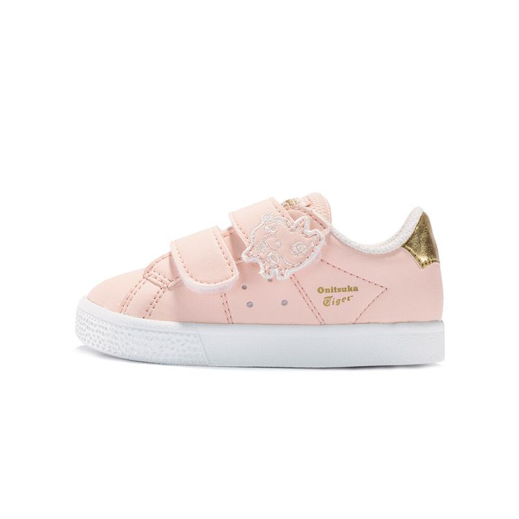 Onitsuka Tiger Lawnship Synthetic Leather Wear-Resistant Warm Low-Top Walking Shoes Baby sneaker Pink 1184A038-700