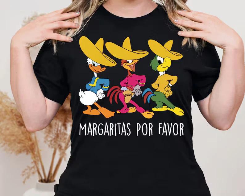 Margarita Shirt The Three Caballeros Shirt Margaritas Por Favor S