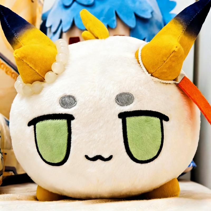 Arknights Official Shu Yu Ver Dragon Bubble Stuffed Plush Cotton Doll Soft Pillow Game Peripheral Decor Collect Christmas Gifts Cuddly Fluffy Huggable