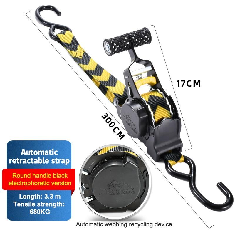 Autogurte für Frachtband, einziehbare Gurte für Motorräder, Ratschengurt für Ladung, Gepäckgurt, Ratschenspannergurt für Autos