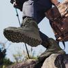 Men's Breathable Tactical Desert Boots - Non-slip, Wear-resistant High-Top Combat Boots for Outdoor Use