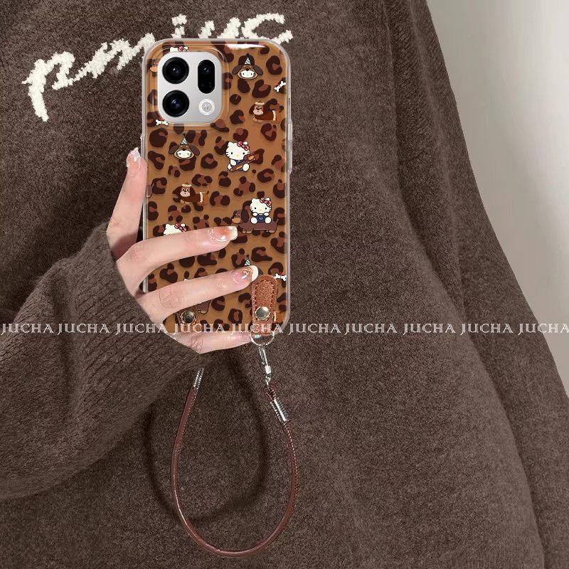 Applicable oppofindx9pro mobile phone case high-end light luxury OPPOfindx8s with hanging cute puppy Katie