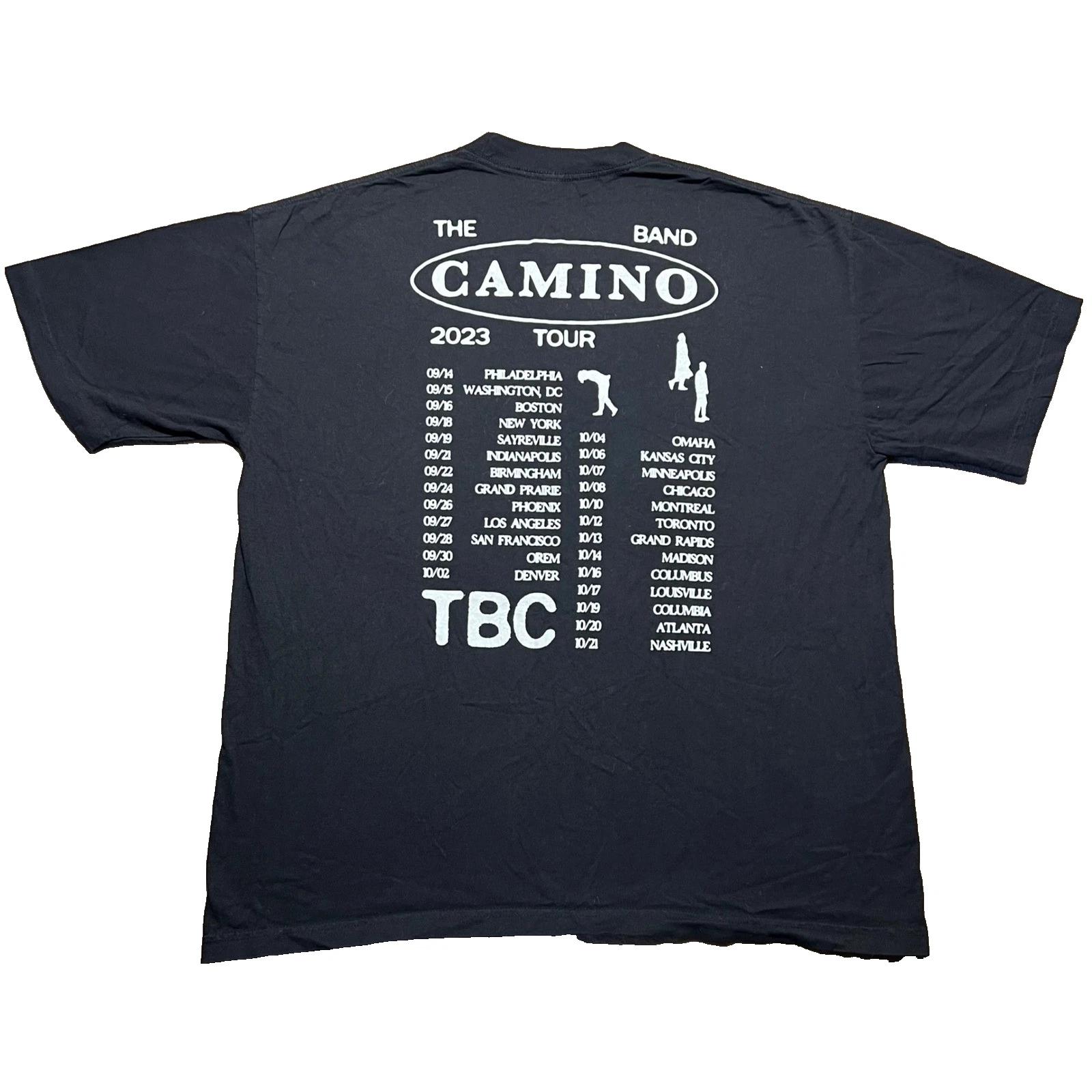The Band Camino 2023 Tour T Shirt Mens XL Black Los Angeles Apparel Concert Tee 4XL