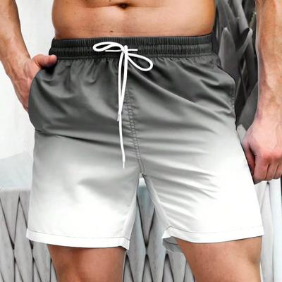 Letnie szorty plażowe z nadrukiem 3D Nowe modne męskie wygodne i miękkie poliestrowe szorty do surfowania Plus Size S-5xl