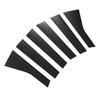 6PCS Car Door Window Pillar Posts Cover Trim Exterior Door Window Pillar Panel Decorative Cover Replacement for     Cherokee 2011-2021