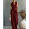 2026 Bohemian Wide-Leg Jumpsuit With Waist-Cinching Fit Functional Pockets - Collection