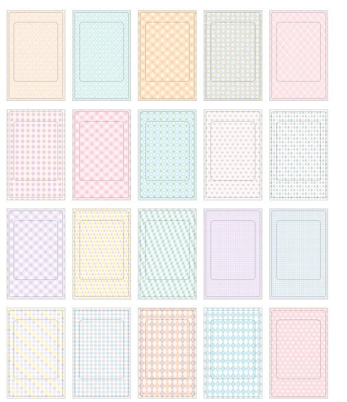 20 pcs/lot DIY scrapbook paper photo sticker albums decorative photos frame stickers for Instax mini film home decor
