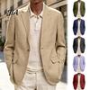 Formal Event Clothing for Men Casual Blazer, Notch Lapel Suit Jacket, Single Everyday Business Outfit Button Jacket Wedding Office Daily Wear