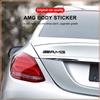 Set of 1 3D Rear Car Body Sticker AMG Emblem Badge Decal Label For Mercedes-Benz C500 C200 C300 A B C E GLA CLA GLK GL ML GLE Class Car Accessories