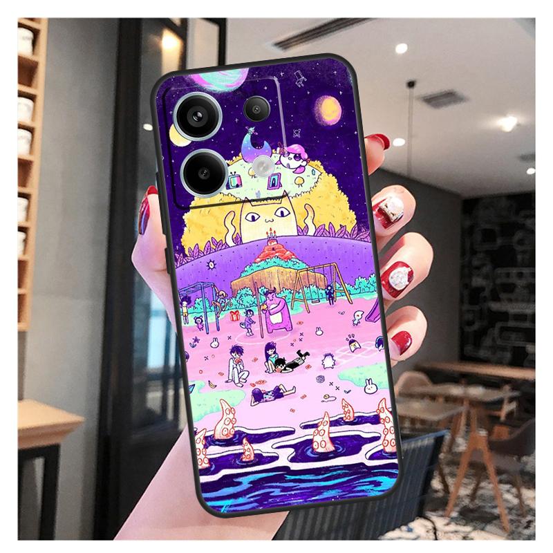 

Omori Case For Xiaomi Redmi 12 13 C 9C 10C Redmi Note 13 Pro 9 10 11 12 9S 10S 11S 12S Back Cover Redmi Note 9