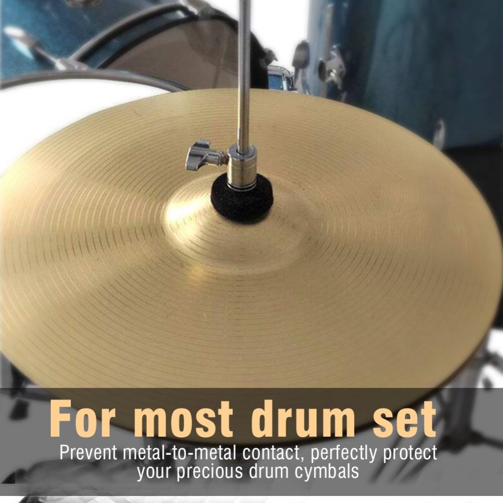 Black + Silver+Grey Cymbal Replacement Parts Felt + Plastic+Metal Hi-Hat Clutch Felt For Drum Set
