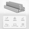 Vertical Laptop Holds 3 Aluminum Alloy Adjustable Tablet and Smartphone Silicone Compatible with Multiple Devices Silver Stand, PCs, Construction,