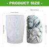 Sturdy Silicone Cygnus Girl Candle Mould for Creating Elegant Christmas Decorations and Gift