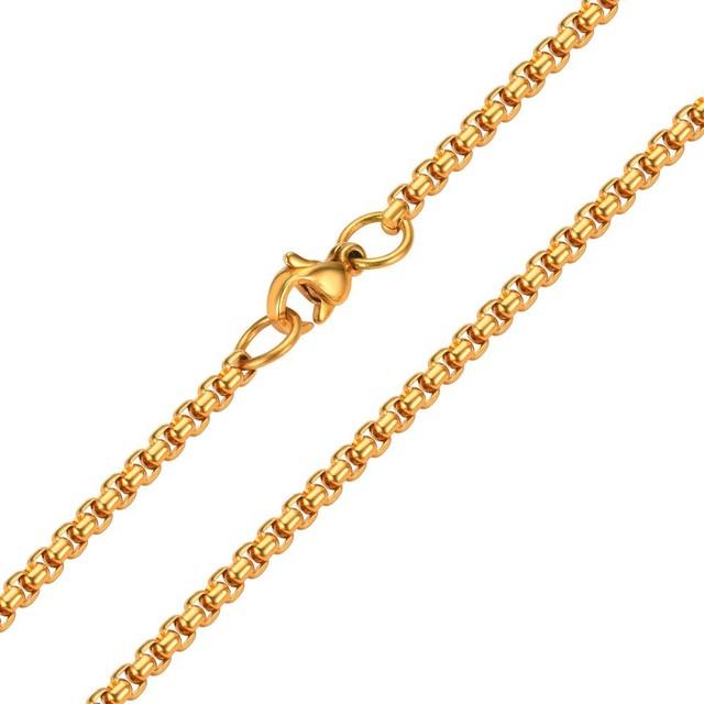 

Оптовая продажа, 60 см, ожерелье из нержавеющей стали для мужчин, ювелирные изделия, длинная круглая цепочка в стиле панк, ожерелье, браслет, брелок, брелок для собак 60cm