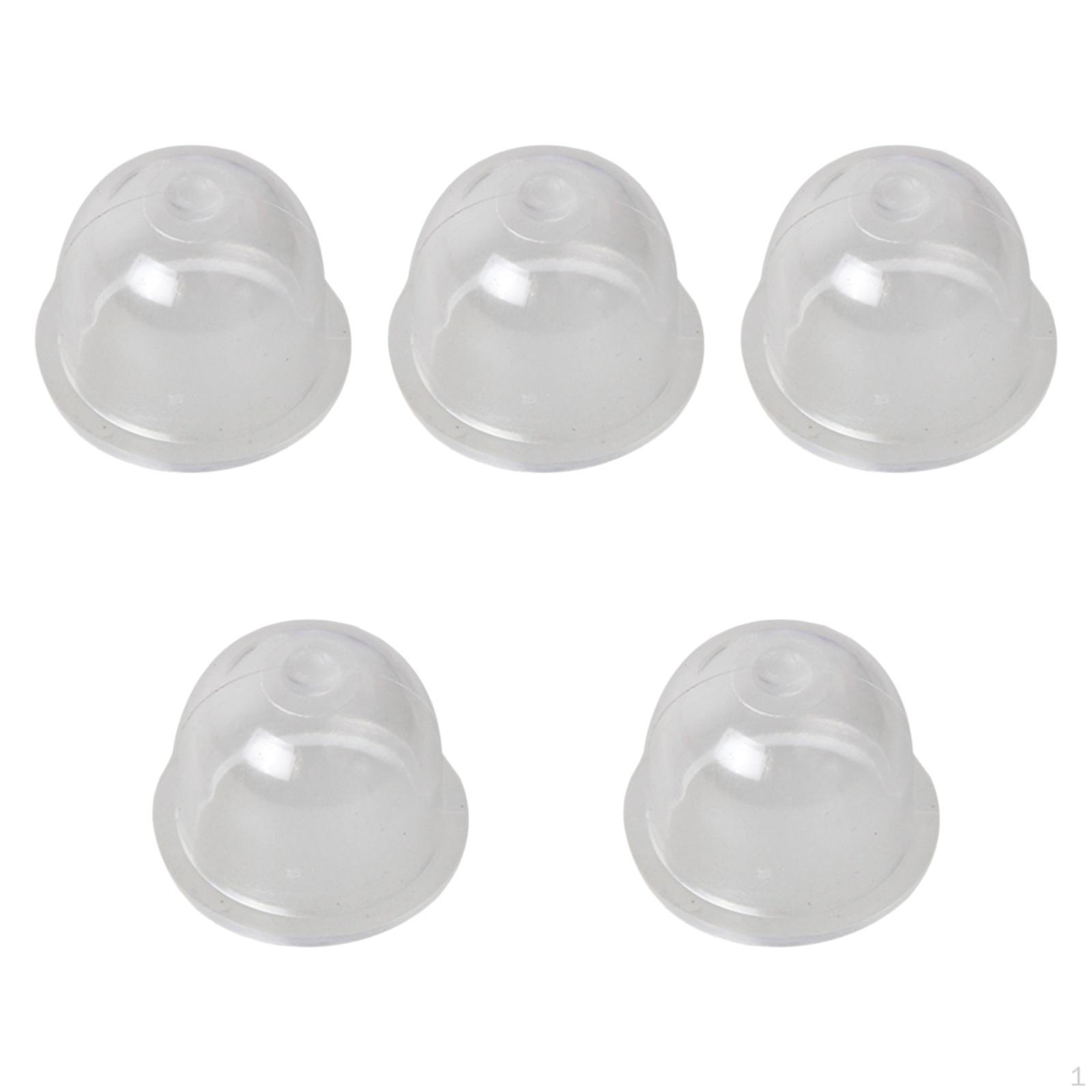 

0.87inch Primer Bulbs Set Fitment 0.75inch Tall Clear for Brushcutters Accessories Spare Parts 5pcs