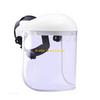 W89C Clear Industrial Safety Visors Shatterproof Construction Comfort Fit Adjustable Head Straps Face Shield For Grinding Work