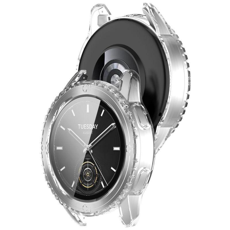 Protective Case For Xiaomi Watch S3 Shell Cover Tempered Glass Film And Hard PC  For Mi Watch S3 Screen Protector Accessories