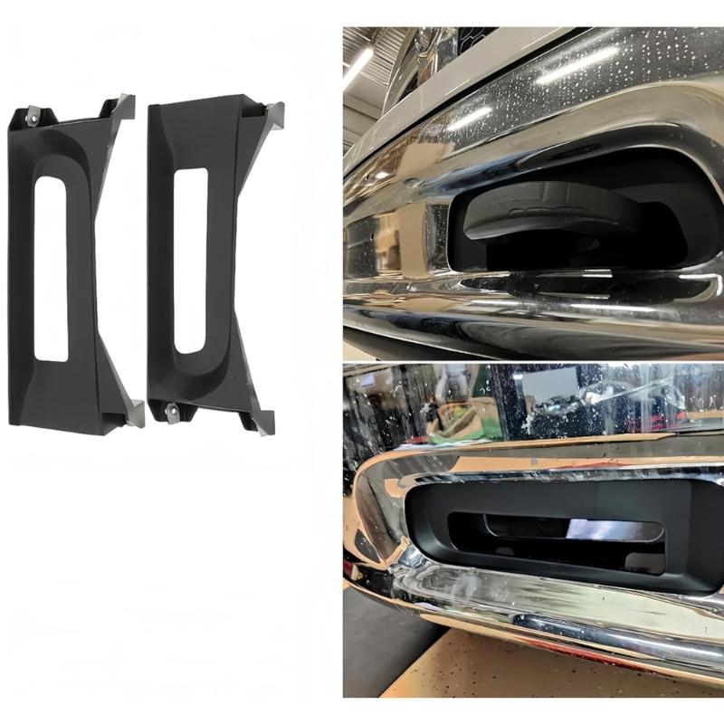OEM 68196982AA Front Tow Hook Cover for Select Model Automotive Front Bumper Tow Hook Bezel Decoration