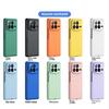 Luxury Fashion Solid Candy Color Folding Case for Xiaomi Mix Fold 4 Skin Feel Anti-Fall Screen Protective Lens Shockproof Full Protect Cover