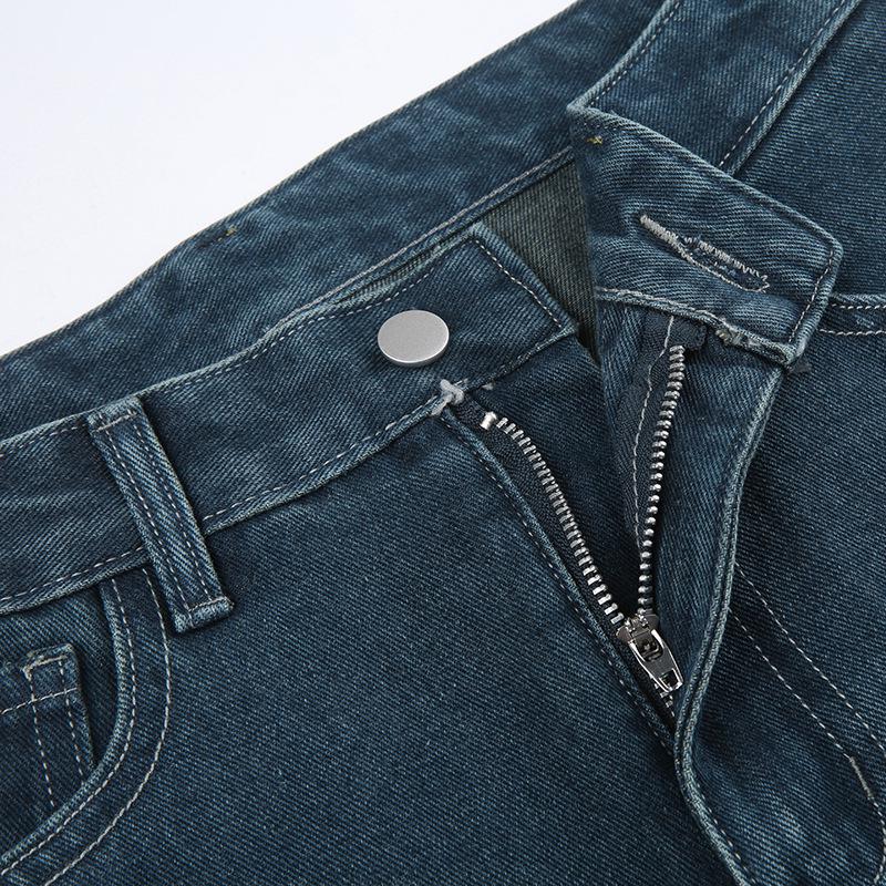 Retro Denim A-Linienrock im Hongkong-Stil für Damen - Frühjahr/Sommer-Kollektion