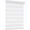 Color-Matched Custom Cordless Zebra Blinds, Light Control for Day and Night, Privacy Light Filtering Dual Layer Window Shade, Energy-Saving Cordless