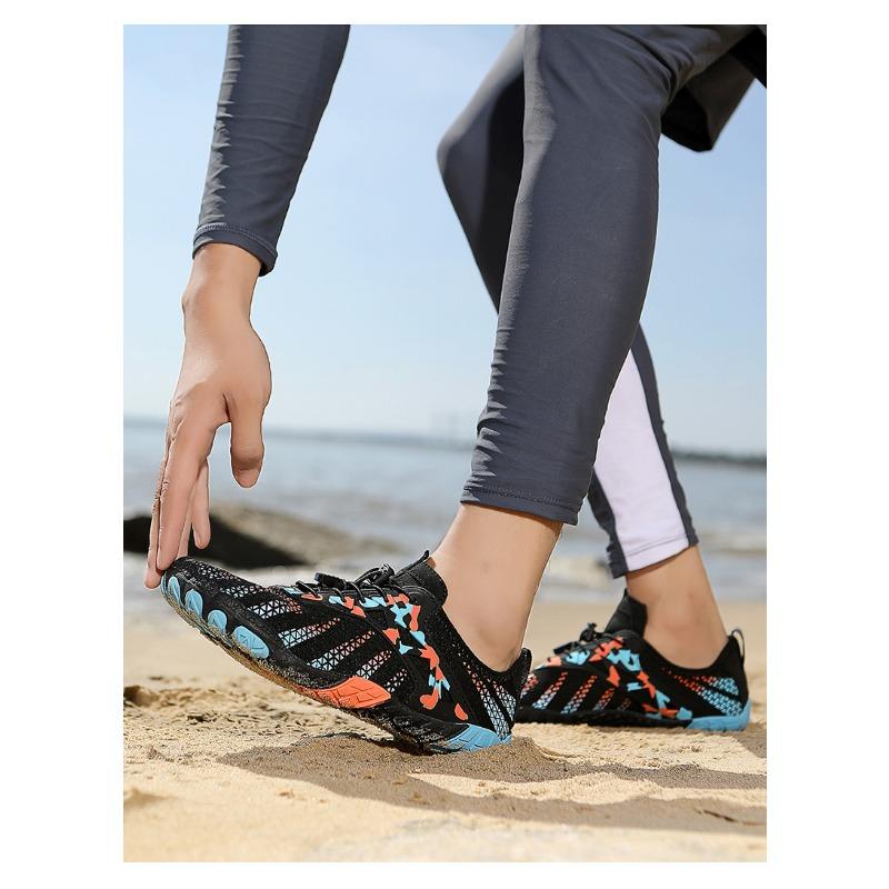 Damskor för snabbtorkande vatten Camouflagemönster Barfota Aqua-skor för strand & vandring