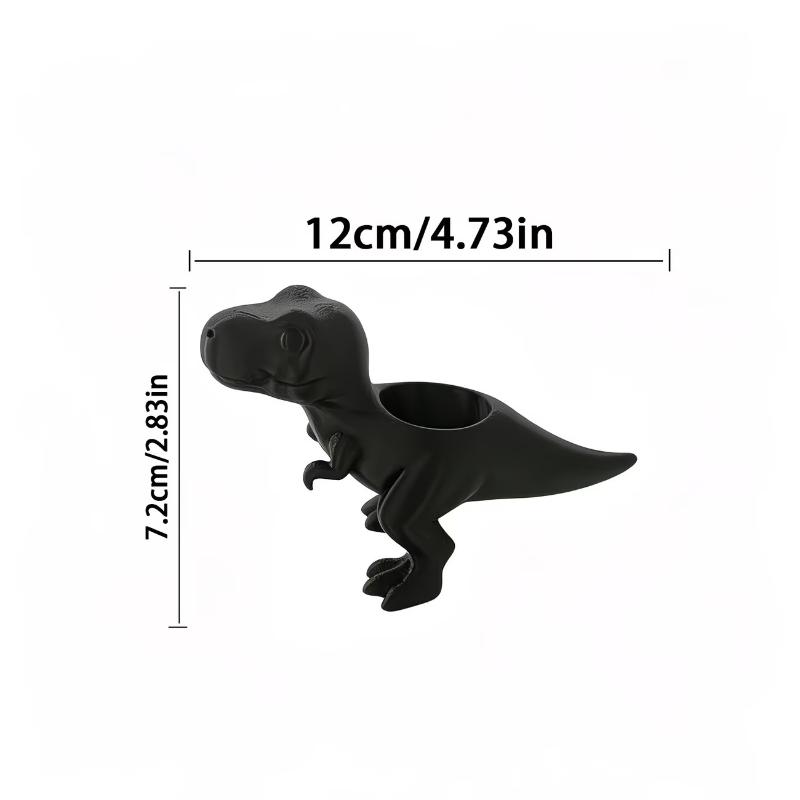 Dinosaur Planter Durable 3D Printed Plastic Pot for Cacti Herbs Succulents Indoor Outdoor Garden Patio Decor