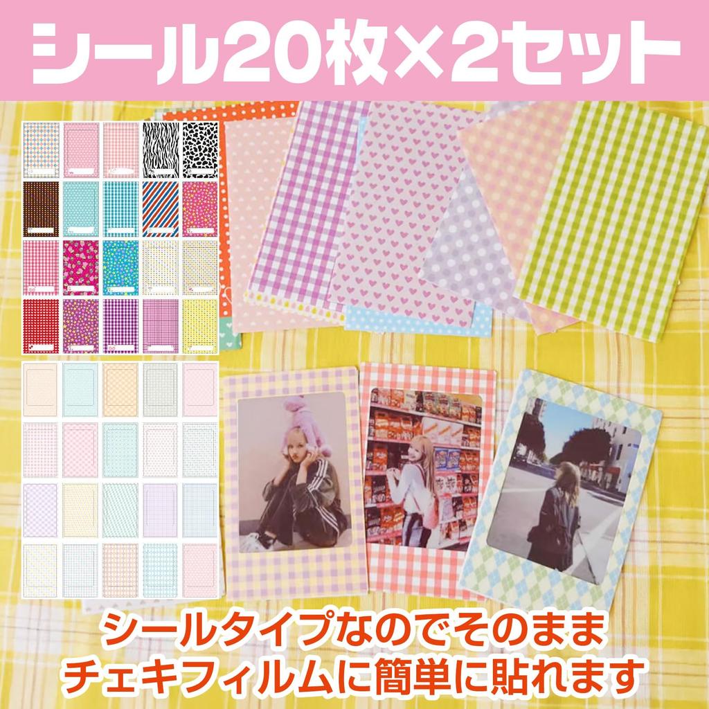 IMPACT Online Instax Photo Album, Mini Tabletop Photo Album, Set of 2 (Black & Pink)