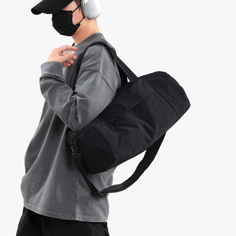 Couple Short-distance Luggage Bag Casual Simple Travel Bag Dry Wet Separation Sports Can Be Used To Pull Rod Fitness Bag