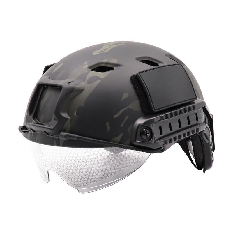 Tactical Camouflage Helmet with Goggles