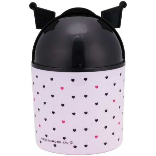Skater 3D Interior Box Storage Case Trash Can Tabletop Trash Can Kuromi Sanrio DB2D-A