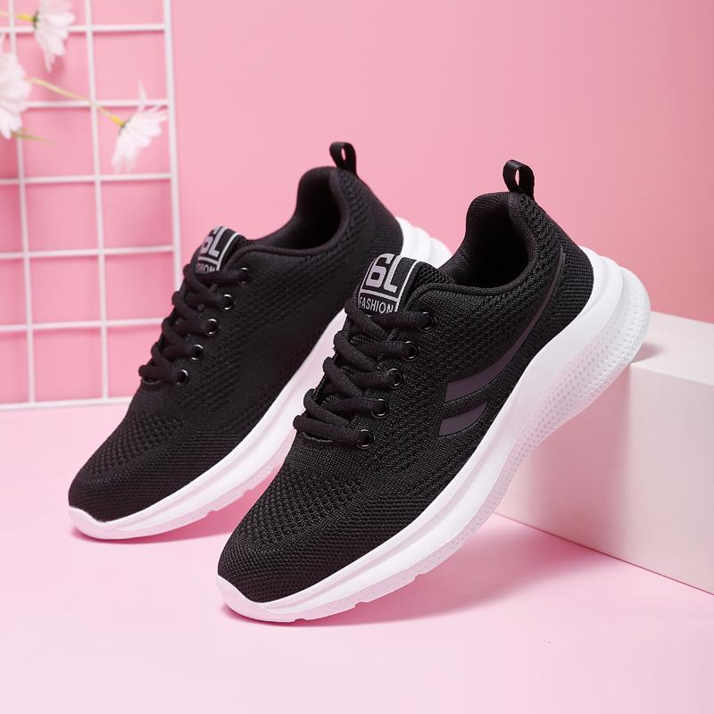 New Running Shoes Ladies Breathable Sneakers Summer Light Mesh High Quality Women's Sports Shoes Outdoor Lace Up Training Shoes