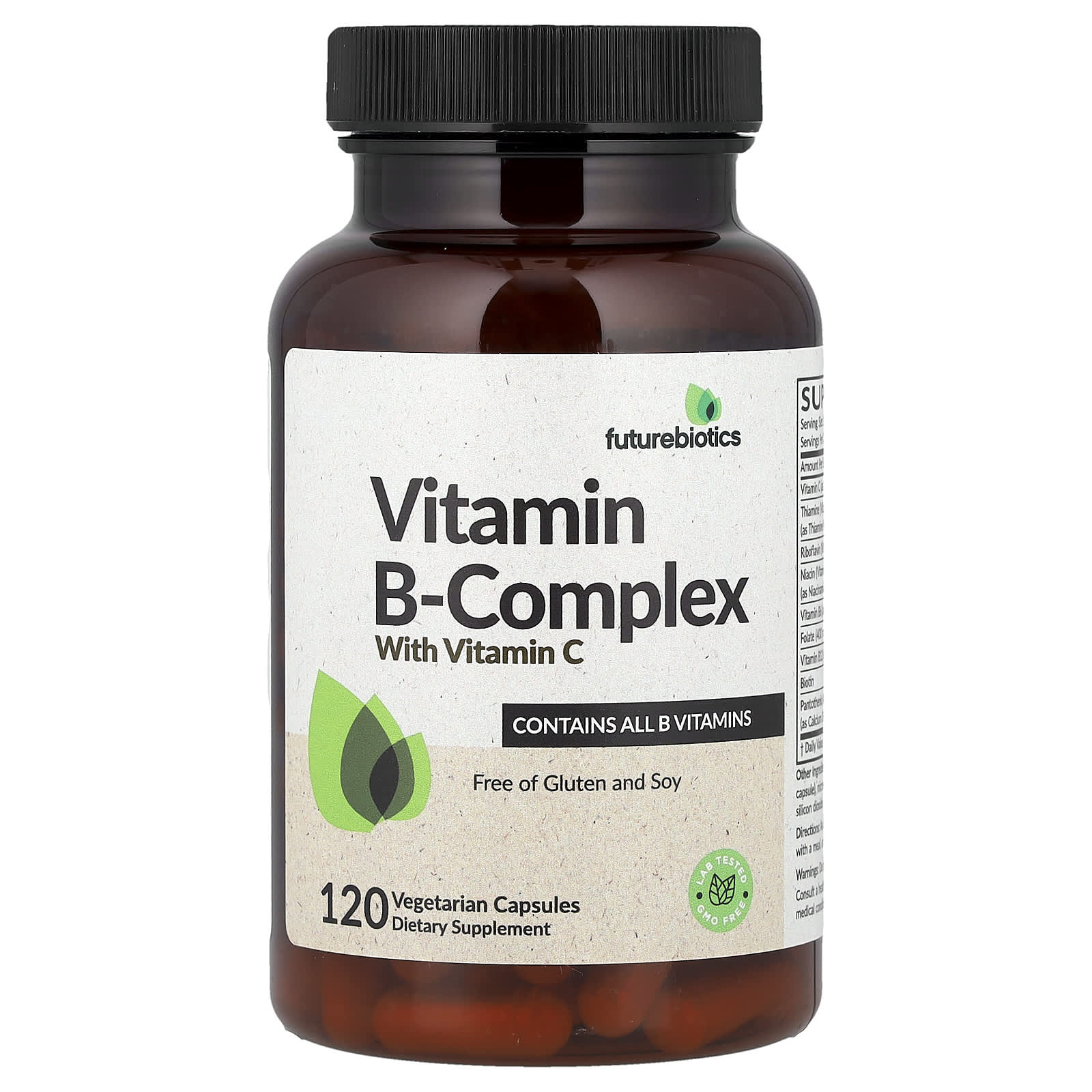 

Futurebiotics, Vitamin B Complex with Vitamin C, 120 Veggie Capsules