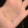New Arrival Four-leaf Clover Seven-flower Necklace for Women Elegantaccessible Luxuryclassysensecasual Clavicle Chain