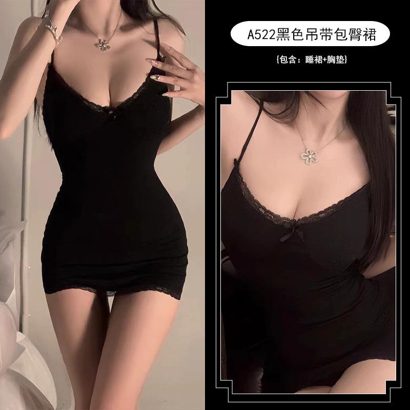 Sexy underwear pure desire suspender waist tight skirt flirting no temptation dress