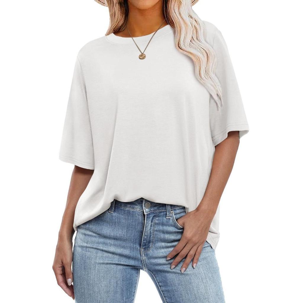 Kawaii Summer T Shirt Women Oversized Soft Tees Cotton Loose Bouses Tops