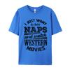 Funny Western Movie Lover Unisex Movie Fan Printed On Top TShirt Wholesale Group Cotton Unisex Tees Casual Tshirts