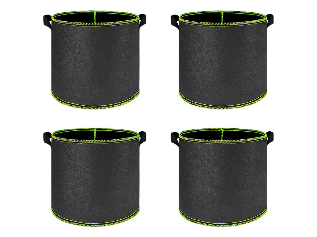 Vegetable/Flower/Plant Grow Bags 2/3/5/7/10 Gallon Thickened Non-Woven Grow Bags Aeration Fabric Pots with Handles Flower Pot