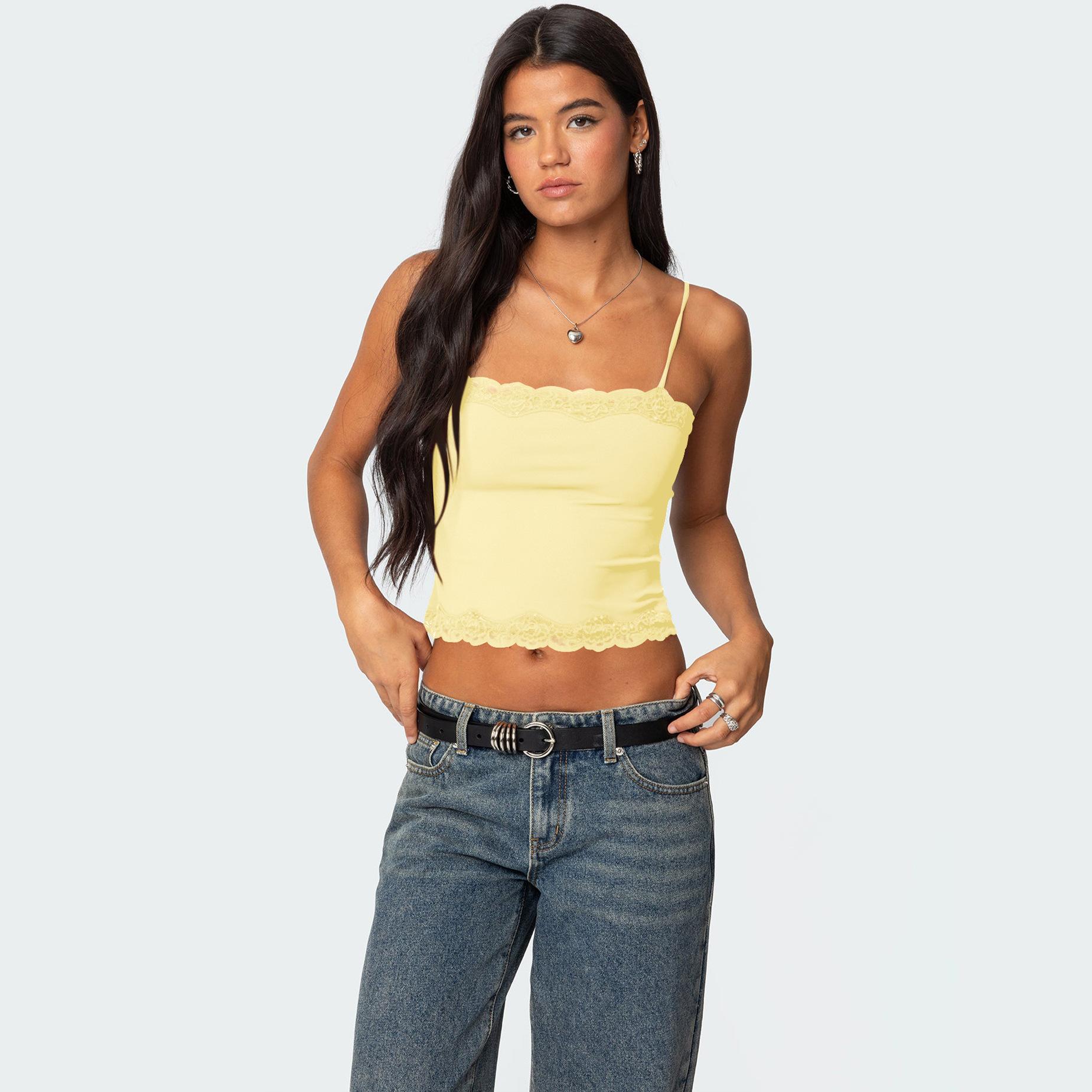 

Женская майка на тонких бретельках XL