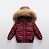Children's Down Jacket Thick Warm Kids Down Coat Hood Boys Girls Puffer Outwear Windproof Teenagers Winter Jacket