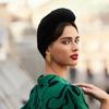 Turbante Elegante da Donna Stile Filo Argentato Cappello per Capelli