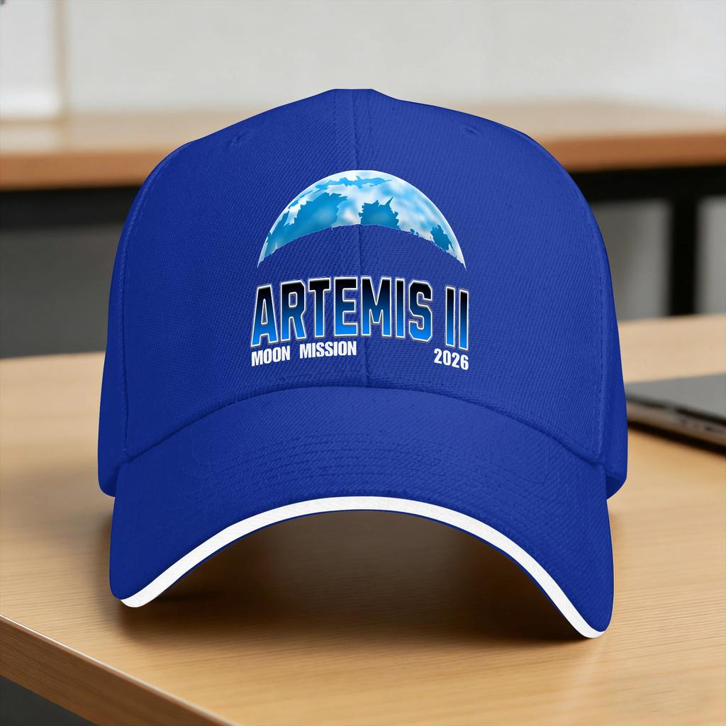 Artemis II Baseball Cap  UnisexTeens Design Trucker Hat Summer Casual Tennis Skate Sun Baseball Caps