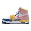 Baskets Air Jordan Legacy 312 GS Blanc Corail Bleu Français Enfants Rose Corail Topaze Brillante Rose Sakura FD9909-161