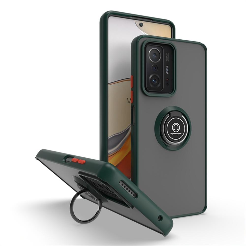 

Metal Ring Holder Cover For Xiaomi 11 Lite 10T 10T Pro 11T 11T Pro Poco X3 NFC X4 GT X5 Pro 5G Ring Magnetic Support Phone Case For XiaoMi 10T темно-зеленого
