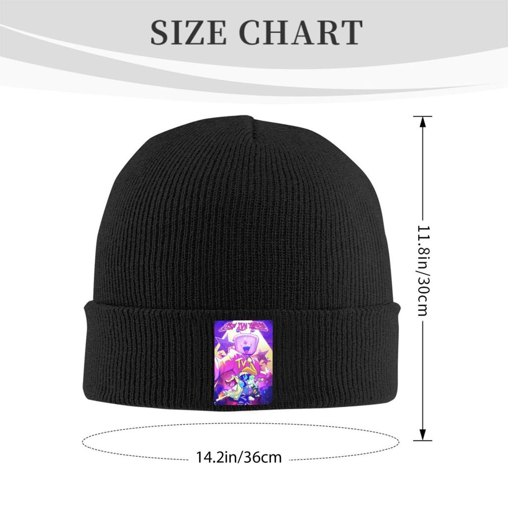 Deltarune Tenna TV Time Warm Knitted Cap Winter Knit Bonnet Hat Skullies Beanies Hip Hop Caps for Unisex