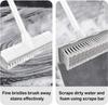 CLEANHOME Deck Brush Cleaning Brush Water Squeegee Bathroom Cleaning Brush Balcony Floor Cleaning 2-in-1 47cm-127cm