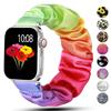 Scrunchie-Armband für Apple Watch Armband 44mm 40mm 41mm 45mm 38 42mm 49mm Elastisches Nylon-Armband iWatch Serie 3 6 se 7 8 9 ultra 2