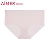 Aimer Women's Seamless Mid-Waist Pure Color Panties AM238591