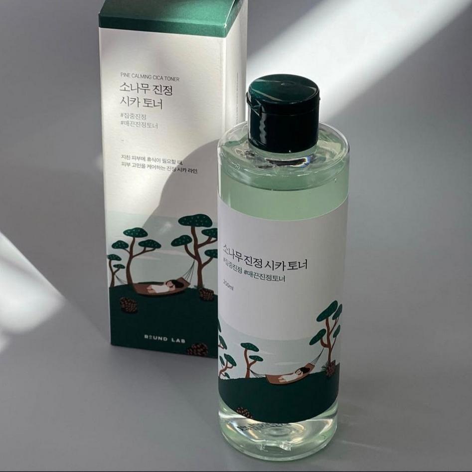 Round Lab Pine Calming Cica Toner  250ml/ Soothing, Nourishing, Moisturizing, Korean Cosmetics, Kbeauty